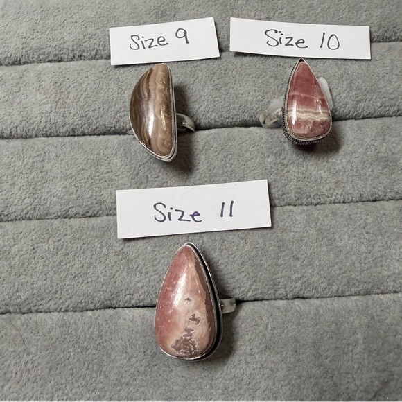 Pink Rhodochrosite Ring - Picture 4 of 4